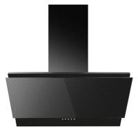 electriQ 60cm Angled Chimney Cooker Hood - Black
