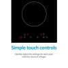 electriQ 30cm 2 Zone Domino Ceramic Hob - Plug In and Go