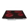 electriQ 60cm Ceramic Hob with Extended Zone - Black