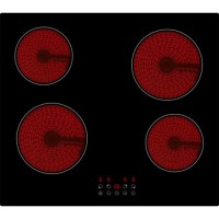 electriQ 60cm 4 Zone Ceramic Hob with Touch Controls