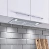 electriQ 72.5cm Canopy Cooker Hood - Stainless Steel