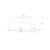 electriQ 72.5cm Canopy Cooker Hood - Stainless Steel