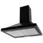 electriQ 60cm Traditional Chimney Hood with Touch Control - Black