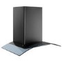 electriQ 70cm Curved Glass Chimney Cooker Hood - Black