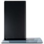 electriQ 70cm Curved Glass Chimney Cooker Hood - Black