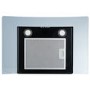 electriQ 70cm Curved Glass Chimney Cooker Hood - Black