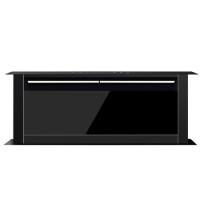 electriQ 120cm Downdraft Extractor - Black