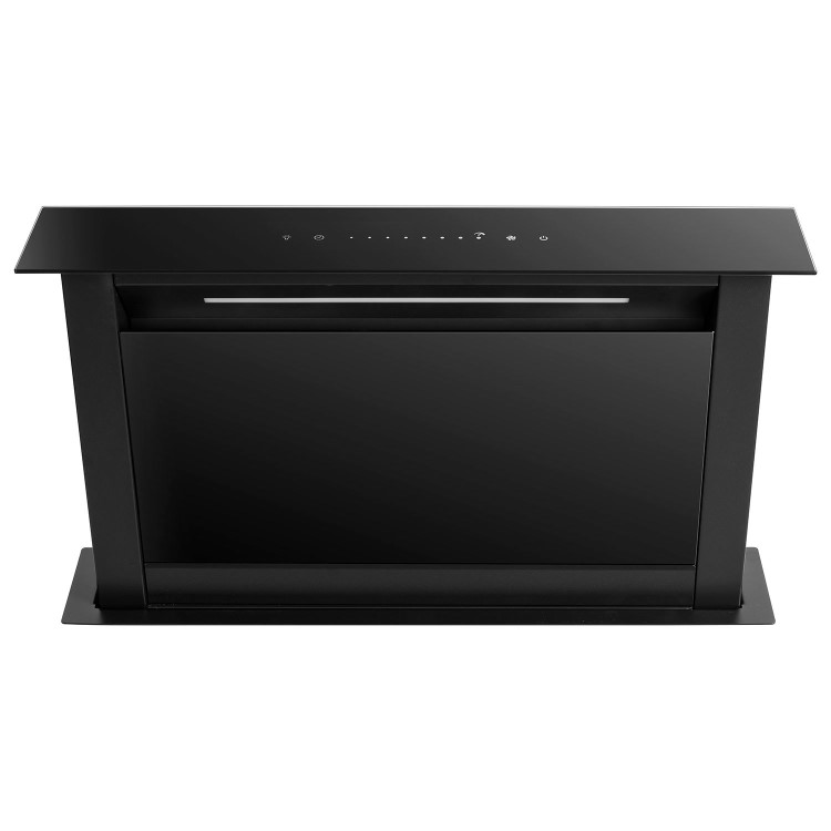 electriQ 60cm Downdraft Cooker Hood - Black
