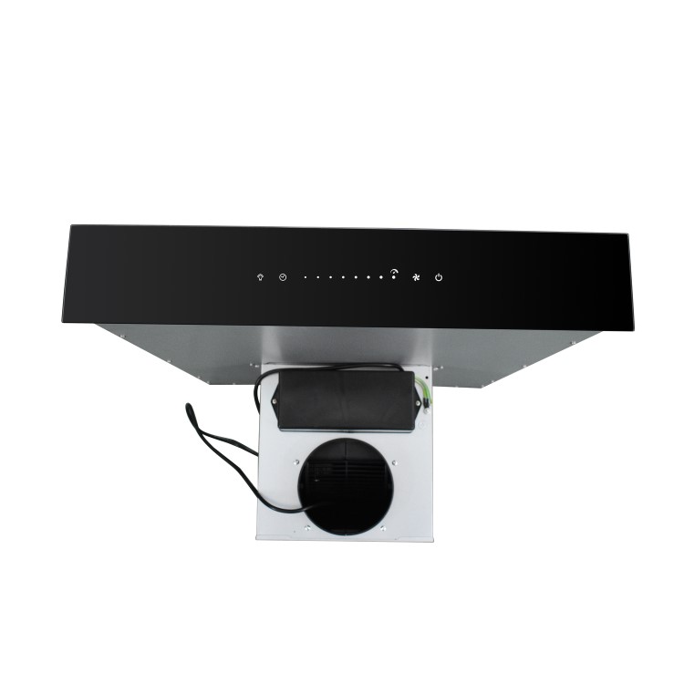 electriQ 60cm Downdraft Cooker Hood - Black