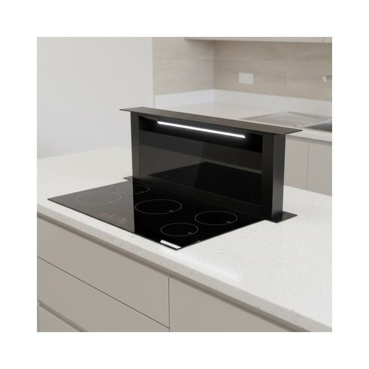 Refurbished 90cm Downdraft Cooker Hood - Black