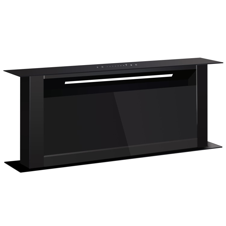 electriQ 90cm Downdraft Cooker Hood - Black