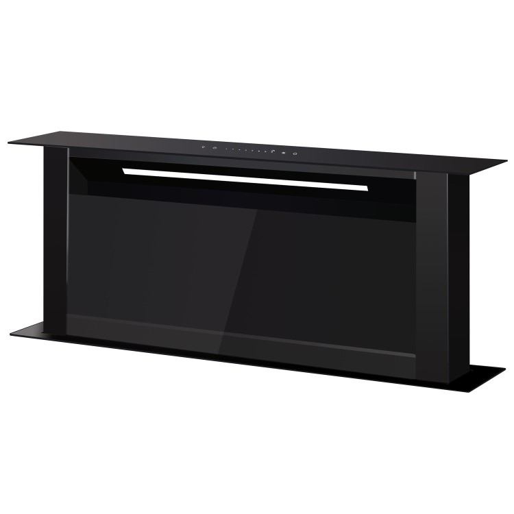 electriQ 90cm Downdraft Cooker Hood - Black