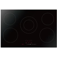 electriQ 77cm 5 Zone Touch Control Ceramic Hob