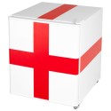eiQENG48DF electriQ 48 Litre Drinks Fridge – England Flag Design