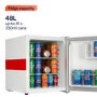 GRADE A1 - electriQ 48 Litre Drinks Fridge – England Flag Design