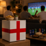 electriQ 48 Litre Drinks Fridge – England Flag Design