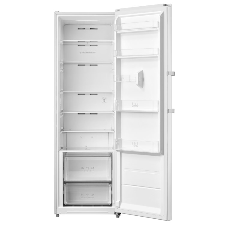 electriQ 362 Litre Freestanding Larder Fridge – White