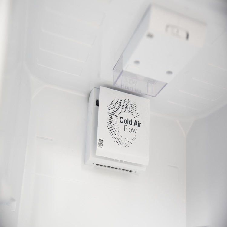 electriQ 243 Litre 70/30 Integrated Fridge Freezer - White