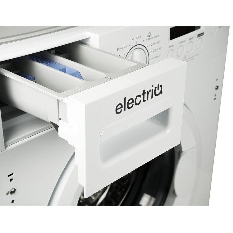 Refurbished electriQ eiQINTWM147A Integrated 7KG 1400 Spin Washing Machine White