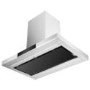 Refurbished electriQ eiQISLANDSLIMSS 90cm Island Hood with Hob to Hood Connection Stainless Steel