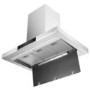 Refurbished electriQ eiQISLANDSLIMSS 90cm Island Hood with Hob to Hood Connection Stainless Steel