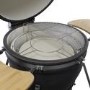 Boss Grill King Egg - 27 Inch Ceramic Kamado Style Charcoal Smoker BBQ Grill