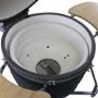 Boss Grill King Egg - 27 Inch Ceramic Kamado Style Charcoal Smoker BBQ Grill