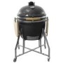 Boss Grill King Egg - 27 Inch Ceramic Kamado Style Charcoal Smoker BBQ Grill