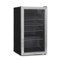 Refurbished electriQ eiQLDFSS 98 Litre Drinks Fridge Stainless Steel