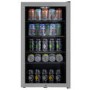 electriQ 98 Litre Drinks Fridge - Stainless Steel