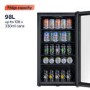 electriQ 98 Litre Drinks Fridge - Black