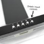 electriQ 90cm Traditional Chimney Cooker Hood in Black - 5 Year warranty