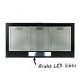 electriQ 90cm Traditional Chimney Cooker Hood in Black - 5 Year warranty