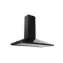 electriQ 90cm Traditional Chimney Cooker Hood in Black - 5 Year warranty