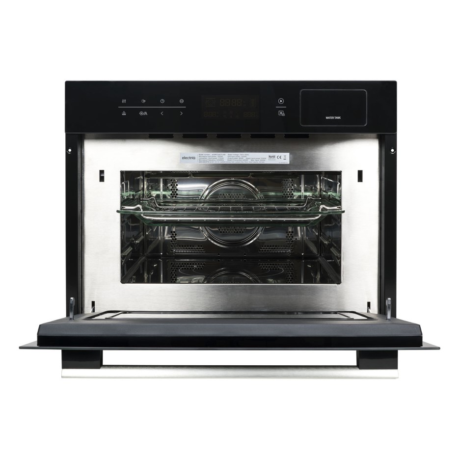 electriQ Builtin 34 litre Combination Steam Microwave Oven with onsite