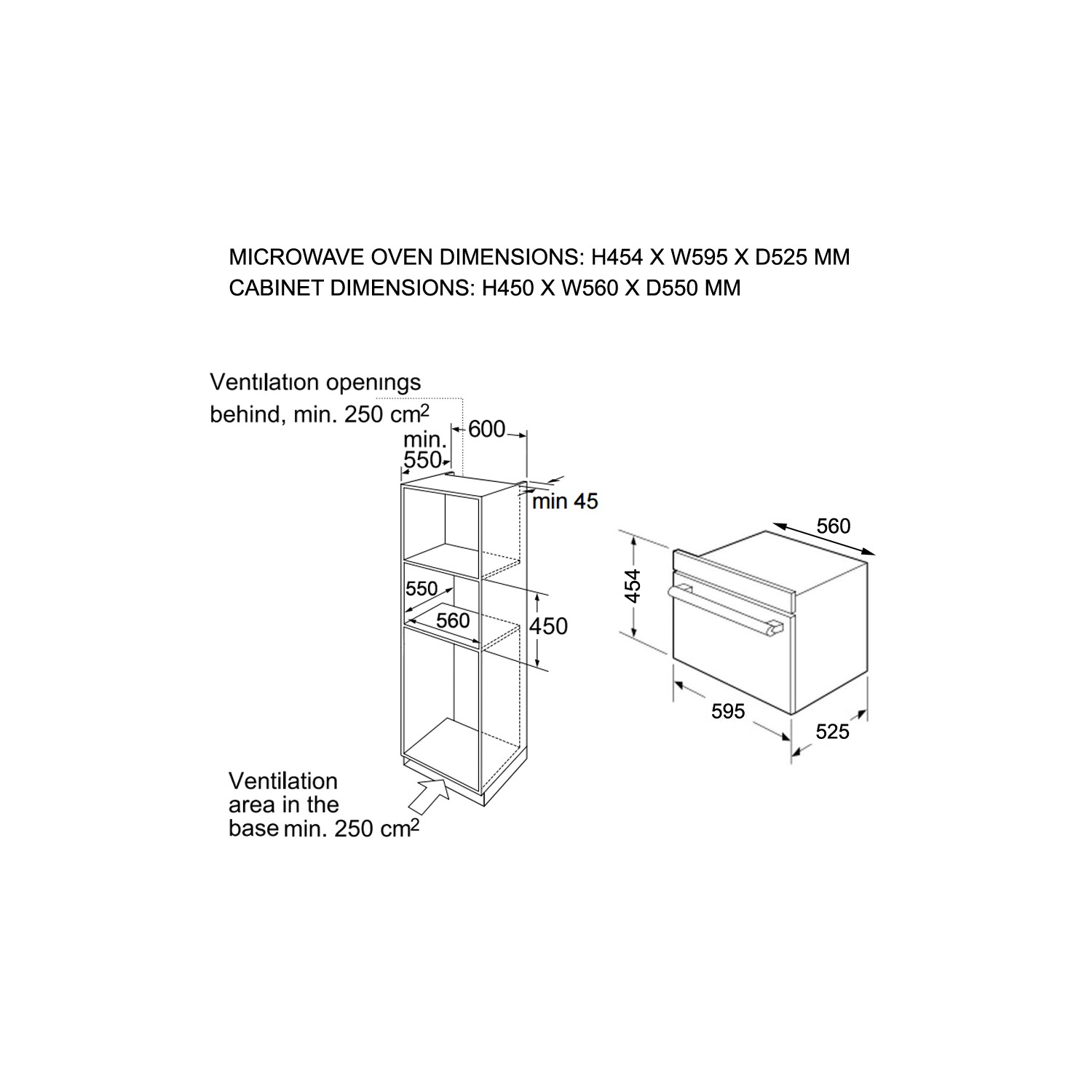 electriQ Builtin 34 litre Combination Steam Microwave Oven with onsite