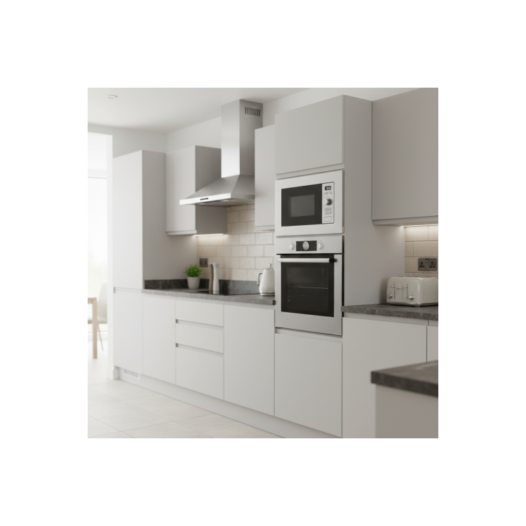 electriQ Built-In 700W Microwave - Stainless Steel