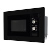 electriQ 20L Built in Standard Solo Microwave in Black