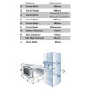 electriQ 25L 900W Built-in Digital Microwave - Black