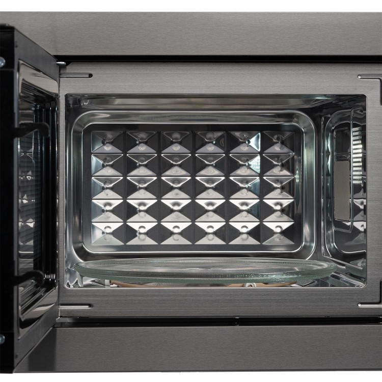 Refurbished electriQ eiQMOBISOLO25DI Built In 25L 900W Microwave Dark Inox
