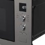 Refurbished electriQ eiQMOBISOLO25DI Built In 25L 900W Microwave Dark Inox
