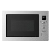 electriQ 25L Built-in Combi Microwave Oven with Grill - Stainless Steel
