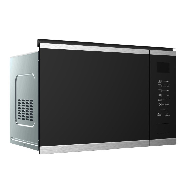electriQ 25L Built-In Microwave with Grill - Stainless Steel