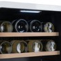 electriQ 48 Litre Retro Drinks Fridge - White