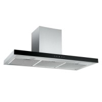 electriQ 100cm Slimline Chimney Cooker Hood - Stainless Steel