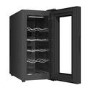 electriQ 10 Bottle Thermoelectric Freestanding Wine Cooler - Black