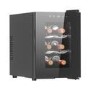 electriQ 6 Bottle Thermoelectric Wine Cooler - Compact Countertop Mini Wine Fridge