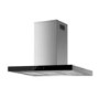 Refurbished electriQ eiQTMISLANDSLIM 90cm Slimline Box Touch Control Island Hood Stainless Steel