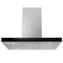 Refurbished electriQ eiQTMISLANDSLIM 90cm Slimline Box Touch Control Island Hood Stainless Steel