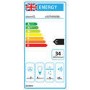 electriQ 60cm Angled Chimney Cooker Hood - Black Glass